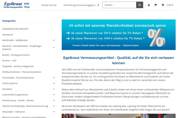 Home page of www.vermessungsartikel.de