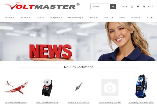 Startseite von www.voltmaster.de
